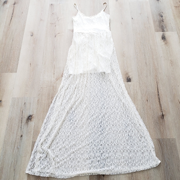 Abercrombie & Fitch Dresses & Skirts - NWOT ABERCROMBIE & FITCH Lace Maxi Dress
